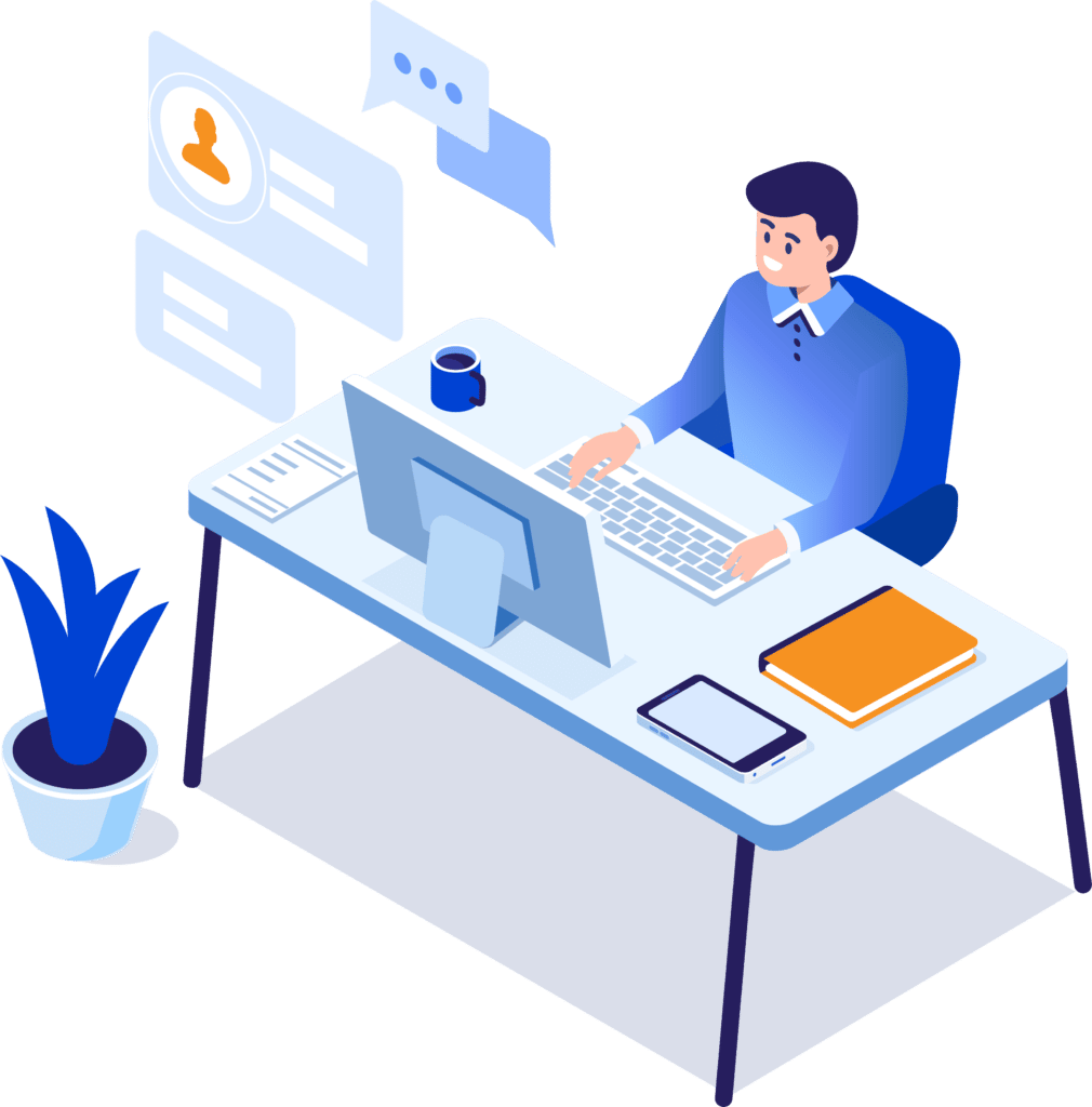 Echange Documents Illustration