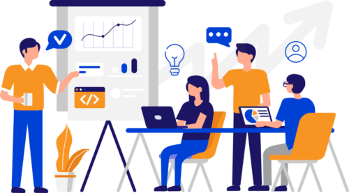 Team Meeting Illustration