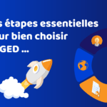 Visuel étapes du choix de GED